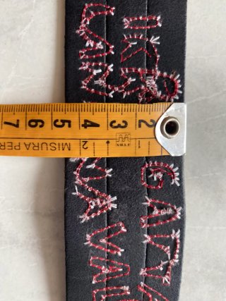 Cintura nera in pelle bambina IKKS