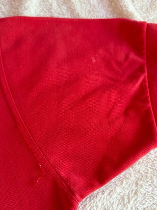 Polo Armani Jeans Vintage Y2K Rojo