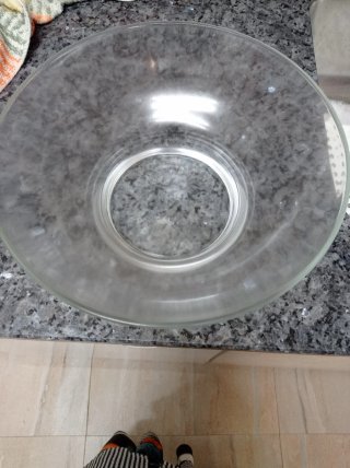Frutero de cristal