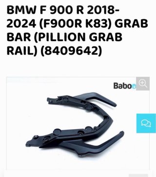 Asidero BMW F900R (2018-2024) Negro