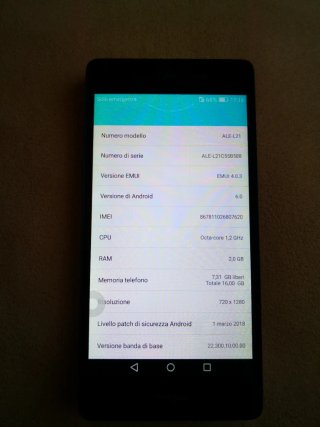 Huawei P8 Lite Nero