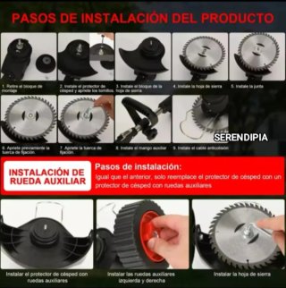 DESBROZADORA INALÁMBRICA 2 BATERÍAS GRAN CAPACIDAD