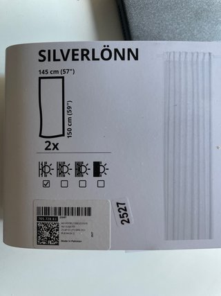 Cortinas nuevas Ikea Blancas