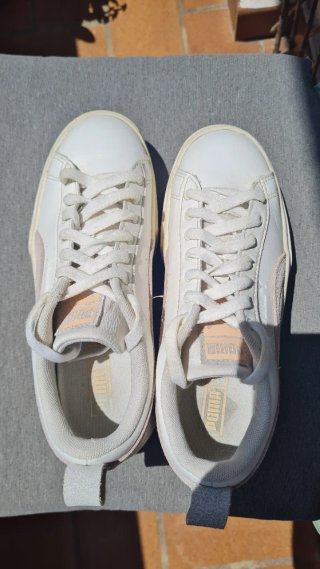 Puma x Aitana Talla 37 Blanca y Rosa