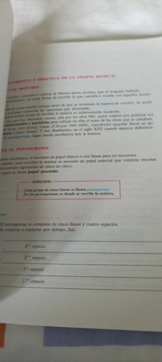 Formación musical cursos 6o., 7o. y 8o. de E.G....