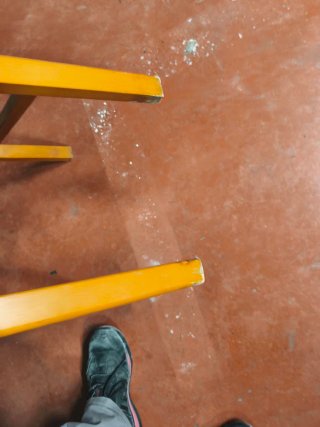 Sillas de comedor madera y tela roja