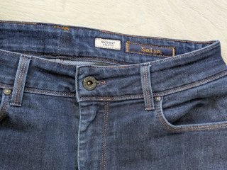 Salsa Talla 38 - Vaquero Azul Oscuro
