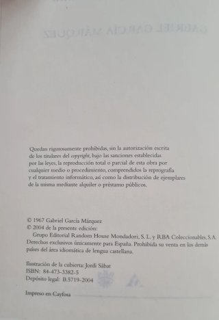 Cien años de soledad