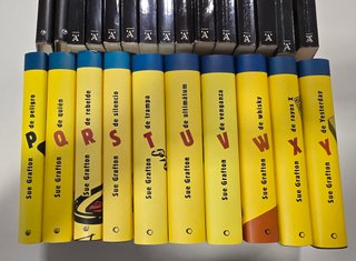 Sue Grafton, Abecedario del Crimen COMPLETO A-Z