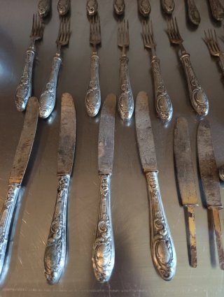 Posate Argento 800 Vintage Solingen