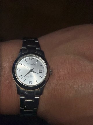 Reloj Roselin Mujer Plata y Blanco