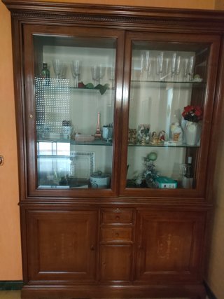 Cristalliera Lefablier Legno Vetro come nuova