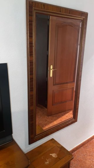 Espejo de madera