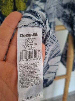 Blusa Desigual Estampada Flores