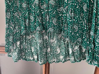 Falda Midi Sfera Bambula Bordada Talla S