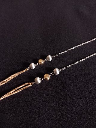 Collier bicolore Argento 925