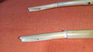 2 Saxofones Andinos de Bambú