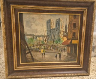 Cuadro Óleo París Notre Dame 71x79