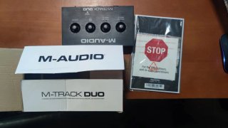Tarjeta Sonido M-Audio M-Track Duo.