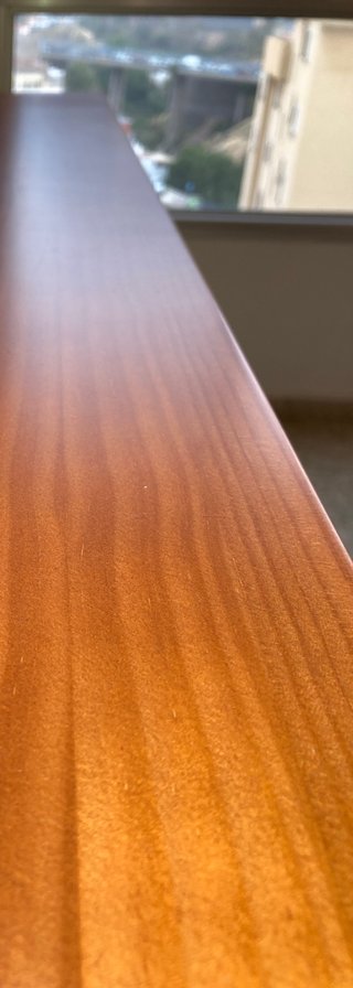 Aparador comedor madera maciza con puertas cristal