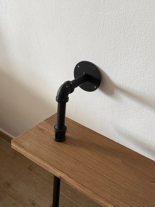 Estantería Industrial Madera y Metal