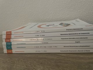 Libros de primero de gestión administrativa