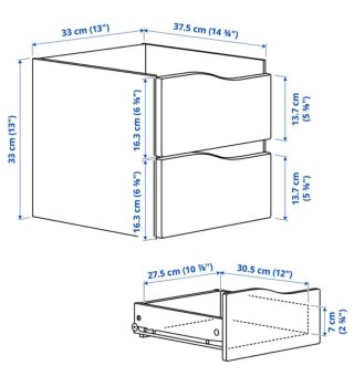Mueble Almacenaje Blanco Ikea