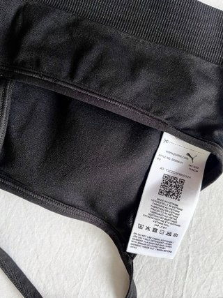 Sujetador deportivo Puma negro