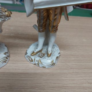 Coppia statuette Volkstedt Germania