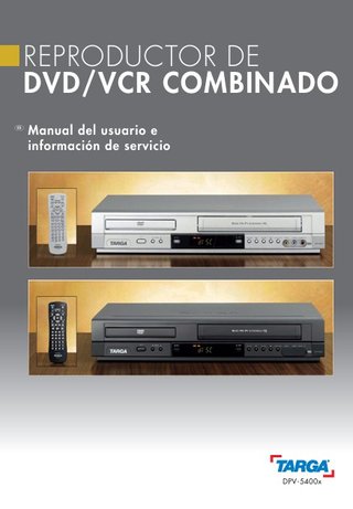 Reproductor DVD/VHS Targa