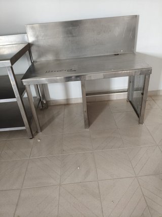 Mesa inoxidable 125x60x68