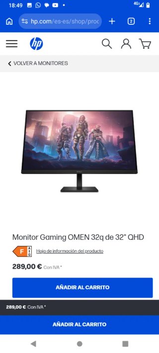 Monitor Gaming HP Omen 32q QHD