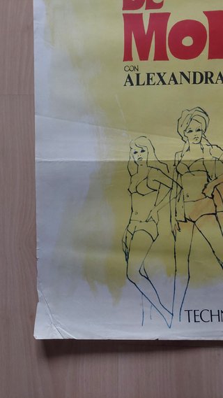 Cartel original Estudio de modelos (1969)