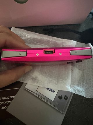 Nintendo Game Boy Micro Rosa completa