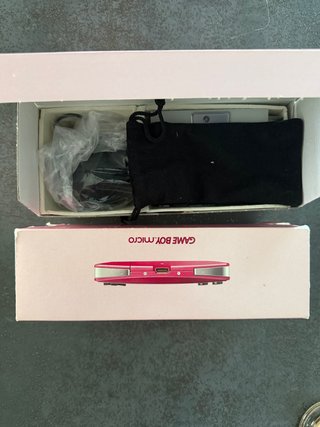 Nintendo Game Boy Micro Rosa completa