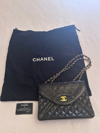 Borsa Chanel Vintage Nera Pelle Matelassé