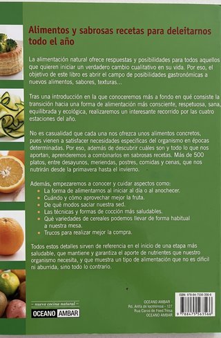 Libro de cocina vegetariana de Mercedes Blasco