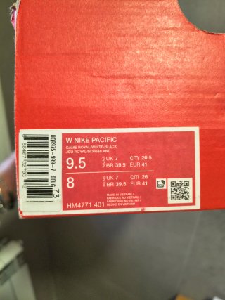 Nike Pacific Tg 41 Blu/Bianco Nuove