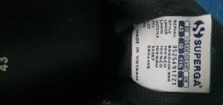 Zapatillas Superga Negras Talla 43