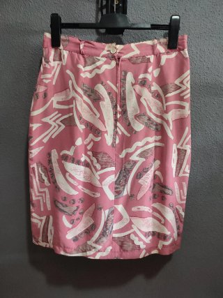 Falda vintage Alberto Fabiani estampado abstracto