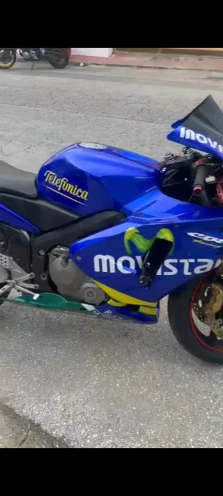 Honda CBR 600RR Sportbike Azul/Amarillo