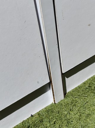 Zapatero blanco de madera