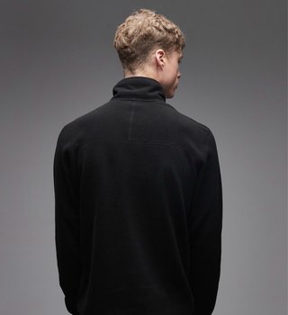 The North Face Sudadera Negra Media Cremallera