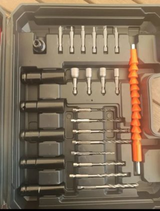 2 en 1 Martillo neumático-taladro doble batería.
