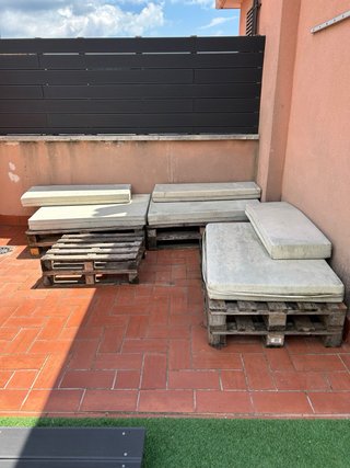 Sofá Chill Out Palets Beige