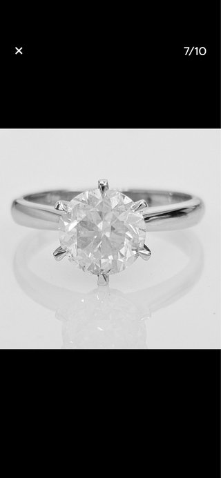 Anillo Diamante Natural 2.01 cts Oro