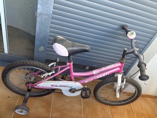 Bicicleta infantil rosa