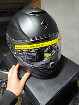 Casco Scorpion EXO-1400 EVOII AIR Negro Mate NUEVO