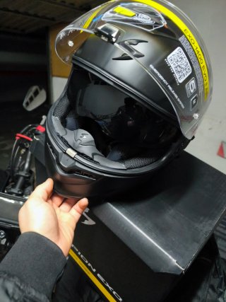 Casco Scorpion EXO-1400 EVOII AIR Negro Mate NUEVO
