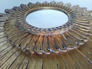 ESPEJO SOL MADERA
